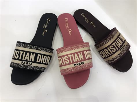 christian dior black slippers|Christian Dior slippers original.